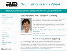 Tablet Screenshot of heilpraktikerin-anna-velisek.de